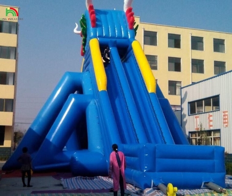 Slide per parco acquatico divertenti giochi d'acqua nuovo design attrezzature per giochi acquatici slitta gonfiabile lunga