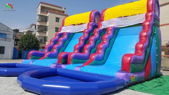Slide per parco acquatico esterno personalizzato attrezzature per giochi di divertimento scivoli commerciali per bambini