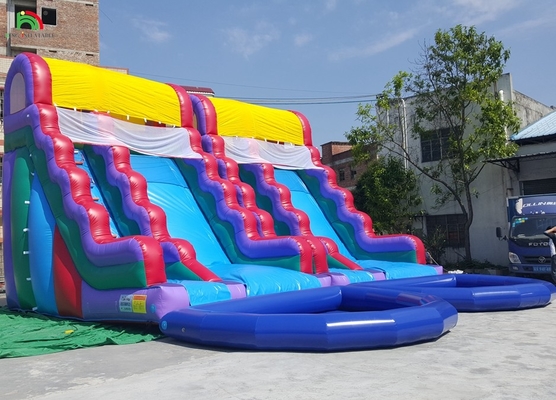 Slide per parco acquatico esterno personalizzato attrezzature per giochi di divertimento scivoli commerciali per bambini