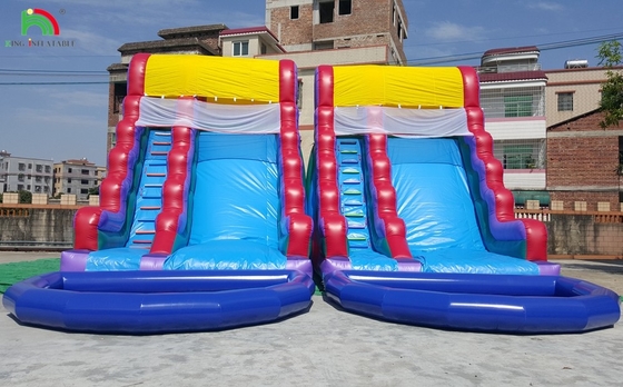 Slide per parco acquatico esterno personalizzato attrezzature per giochi di divertimento scivoli commerciali per bambini