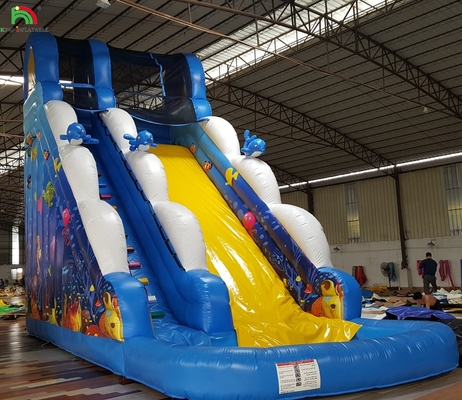 Giocattoli a fumetti gonfiabili a buon mercato Casa rimbalzata scivolo d'acqua gonfiabile commerciale