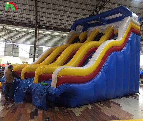 Slide gonfiabile asciutto all'aperto Slide gonfiabili per piscina Slide gonfiabili per parco acquatico