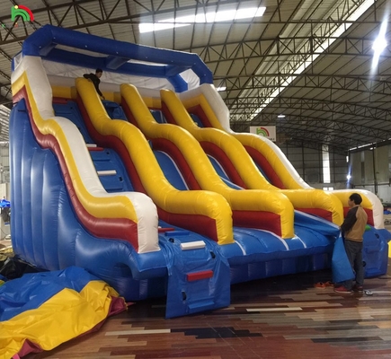Slide gonfiabile asciutto all'aperto Slide gonfiabili per piscina Slide gonfiabili per parco acquatico