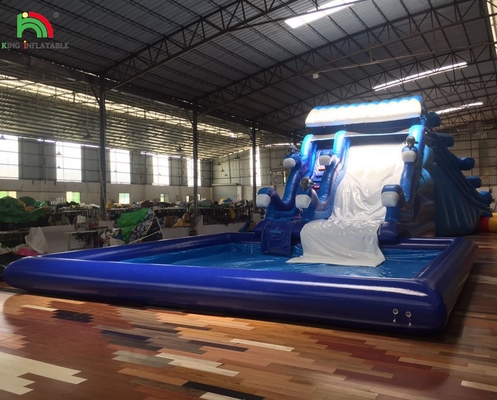Vendita a caldo scivolo d'acqua gonfiabile scivolo d'acqua gonfiabile commerciale con piscina scivolo d'acqua gonfiabile all'ingrosso