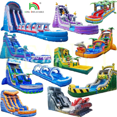 Personalizzazione di fabbrica Scivolo d'acqua gonfiabile commerciale per adulti e bambini