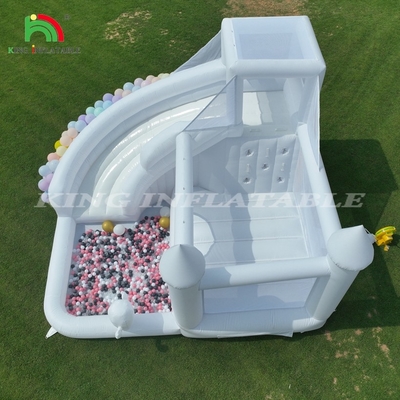 Combo Bouncy Castle House Bambini Scivolo Acquatico Con Pista A Pallone
