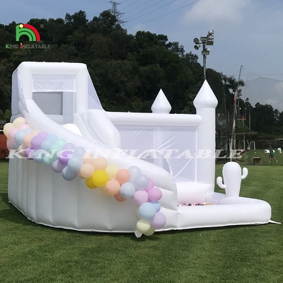 Combo Bouncy Castle House Bambini Scivolo Acquatico Con Pista A Pallone