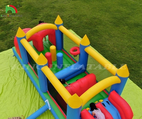 Bambini Corso gonfiabile di ostacoli Corso gonfiabile di salto gonfiabile di rimbalzo di ostacoli Corso gonfiabile di ostacoli