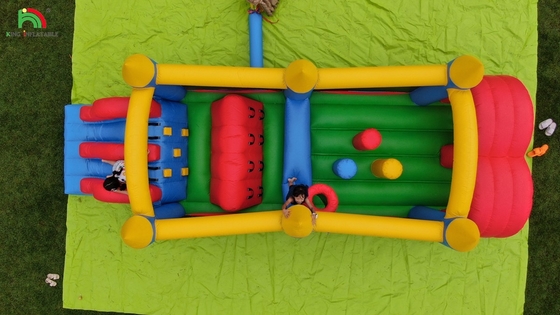 Bambini Corso gonfiabile di ostacoli Corso gonfiabile di salto gonfiabile di rimbalzo di ostacoli Corso gonfiabile di ostacoli