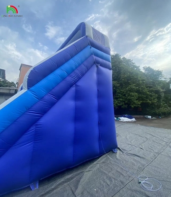 Scivoli d'acqua gonfiabili commerciali con scivolo da piscina per bambini scivolo d'acqua gonfiabile