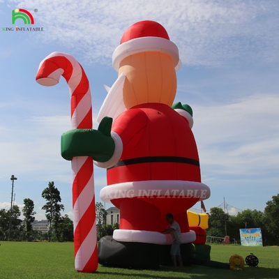 20ft 26ft 33ft Decorazione natalizia all' esterno Gigante Papà Noel gonfiabile Per la pubblicità