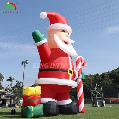20ft 26ft 33ft Decorazione natalizia all' esterno Gigante Papà Noel gonfiabile Per la pubblicità