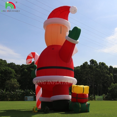 20ft 26ft 33ft Decorazione natalizia all' esterno Gigante Papà Noel gonfiabile Per la pubblicità