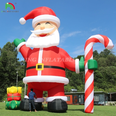 20ft 26ft 33ft Decorazione natalizia all' esterno Gigante Papà Noel gonfiabile Per la pubblicità