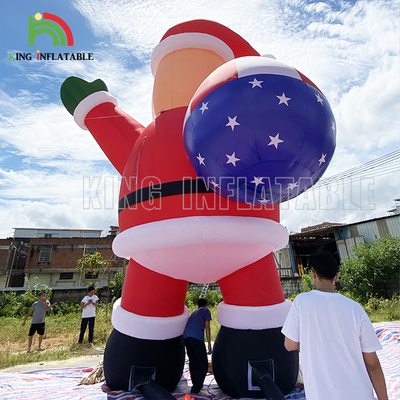 20ft 26ft 33ft Pubblicità Babbo Natale gonfiabile Per la decorazione della festa di Natale