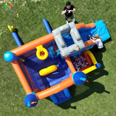 Commerciale gonfiabile Bounce Combo Casa Salto Castello con scivoli & Ball Pit gonfiabile Salto Salto Castello per bambini