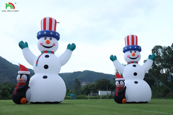 26/33FT uomo di neve natalizio gonfiabile gigante uomo di neve gonfiabile gonfiabile con ventilatore per Natale vacanza festa all'aperto decorazione giardino