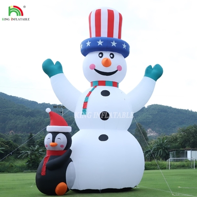 26/33FT uomo di neve natalizio gonfiabile gigante uomo di neve gonfiabile gonfiabile con ventilatore per Natale vacanza festa all'aperto decorazione giardino