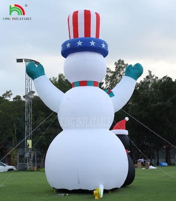 26/33FT uomo di neve natalizio gonfiabile gigante uomo di neve gonfiabile gonfiabile con ventilatore per Natale vacanza festa all'aperto decorazione giardino