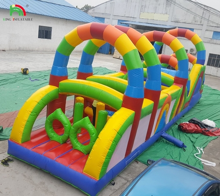 Corso di ostacoli per terra commerciale Sport Gioco di ostacoli gonfiabile per bambini