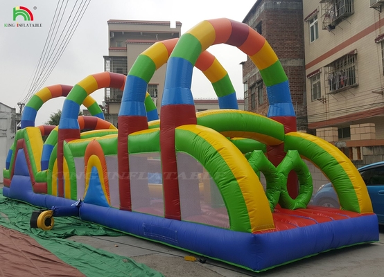 Corso di ostacoli per terra commerciale Sport Gioco di ostacoli gonfiabile per bambini