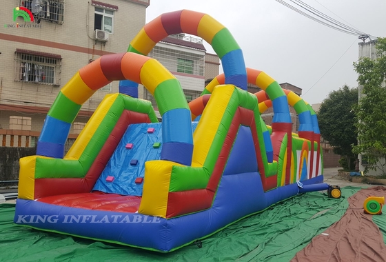 Corso di ostacoli per terra commerciale Sport Gioco di ostacoli gonfiabile per bambini