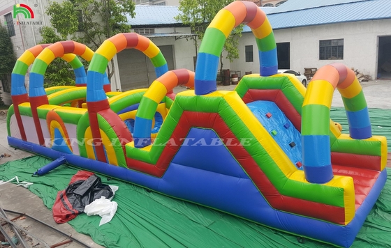 Corso di ostacoli per terra commerciale Sport Gioco di ostacoli gonfiabile per bambini