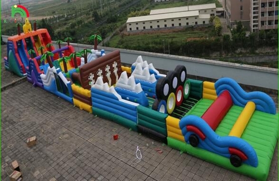 Corsi di ostacoli gonfiabili per adulti Giochi di festa a casa