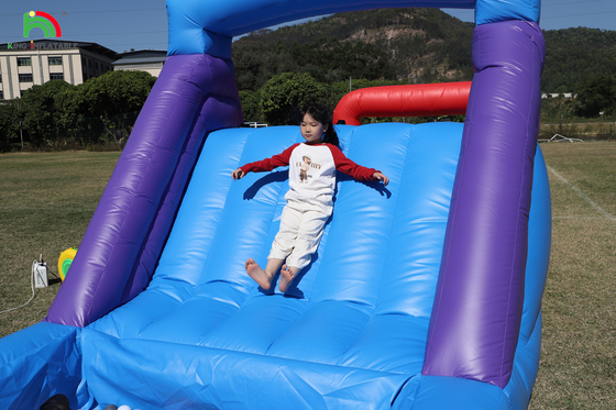Commercial Outdoor Inflatable Bouncer Combo Bounce House Kids Party Castello a balzo con Slide Ball Pit Climbing Obstacle Blower