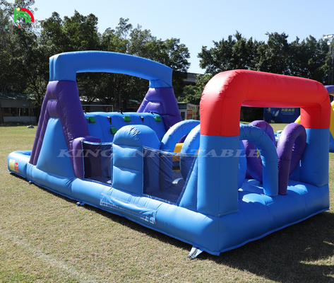 Commercial Outdoor Inflatable Bouncer Combo Bounce House Kids Party Castello a balzo con Slide Ball Pit Climbing Obstacle Blower