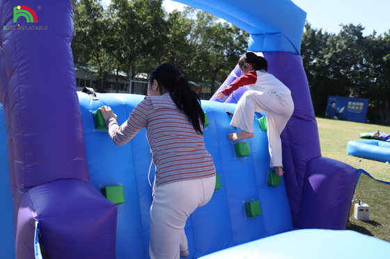 Commercial Outdoor Inflatable Bouncer Combo Bounce House Kids Party Castello a balzo con Slide Ball Pit Climbing Obstacle Blower