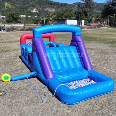 Commercial Outdoor Inflatable Bouncer Combo Bounce House Kids Party Castello a balzo con Slide Ball Pit Climbing Obstacle Blower