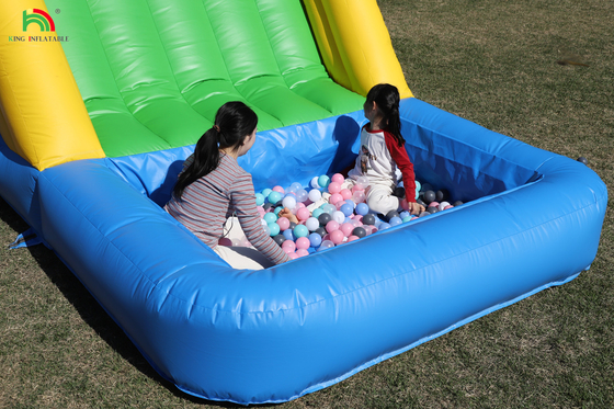 Bouncer gonfiabile Combo Corso di ostacoli Bounce Castello Casa con scivoli Pista di palla Arrampicata Blower ostacolo