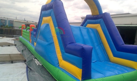 Parco giochi gonfiabile Giant PVC Bambini Corso di ostacoli gonfiabili all' aperto