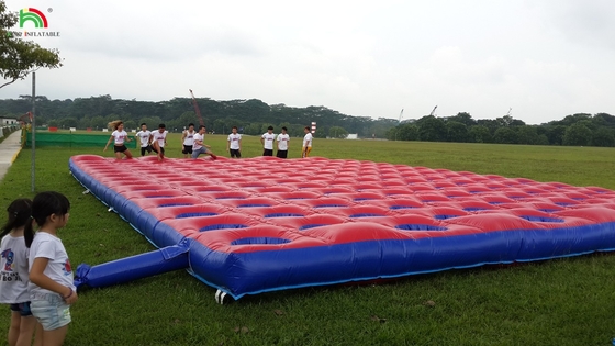 Tarpaulin in PVC 5k Corso di ostacoli gonfiabili Combo Large Slide Interattivo Per Adulti
