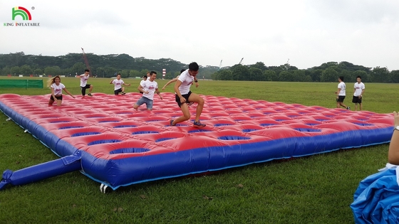 Sfida competitiva Corso di ostacoli gonfiabile a rimbalzo Materasso in PVC Corrente Corso gonfiabile Attrezzature per l'evento