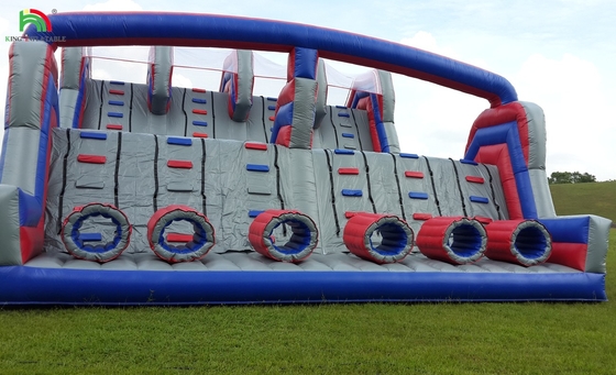 Personalizzazioni per arrampicata gonfiabile Castello a rimbalzo Scivolo ostacolo divertimento Prodotti sportivi pista di ostacoli a terra gonfiabile