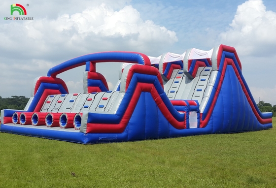 Personalizzazioni per arrampicata gonfiabile Castello a rimbalzo Scivolo ostacolo divertimento Prodotti sportivi pista di ostacoli a terra gonfiabile