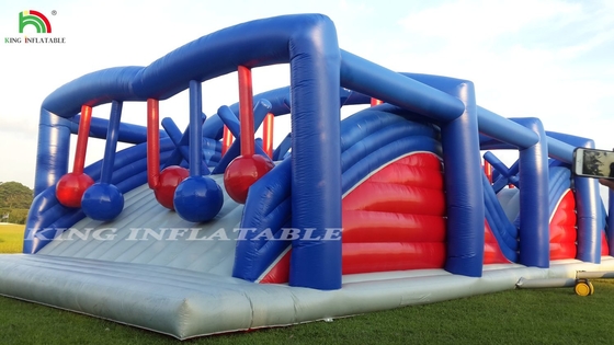 Corso di ostacoli gonfiabile da 5 km Corsi di sfida da 5 km Combinato Attrezzature da gioco per adulti e bambini