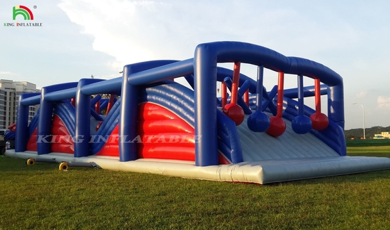 Corso di ostacoli gonfiabile da 5 km Corsi di sfida da 5 km Combinato Attrezzature da gioco per adulti e bambini