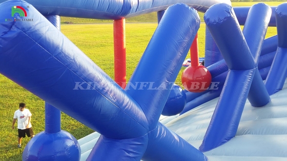 Corso di ostacoli gonfiabile da 5 km Corsi di sfida da 5 km Combinato Attrezzature da gioco per adulti e bambini