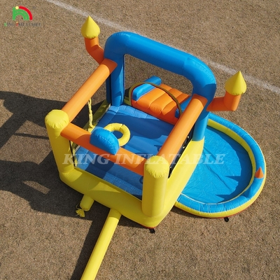 Bambini Casa gonfiabile a rimbalzo Combo Party Bambino gonfiabile Salto castello a rimbalzo con piscina a scivolo Cesto a freccette Trampolino