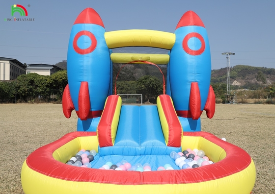 Festa all'aria aperta Casa gonfiabile Bounce House Bambino Casa Bounce Combo Con Slide Basket Trampoline