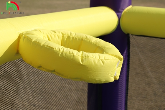 Casa gonfiabile a rimbalzo combo con scivolo Scalare le pareti ostacoli Trampolino palla Piscina