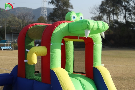 Festa per bambini bagnato asciutto gonfiabile casa rimbalzo scivolo d'acqua rimbalzatore combo con più grande piscina splash arrampicata soffiatore basket Dartboard