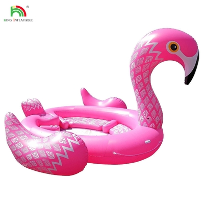 6 Persone Inflatabile Peacock Acqua Monte Mare Lago Piscina Galleggiante Giocattolo Acqua Gigante Unicorn Flamingo Inflatabile Letto Galleggiante Per Festa Acqua