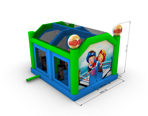Arena di combattimento gonfiabile Adulti Bambini Parco di trampolino Gladiatore gonfiabile Gioco di battaglia Joust Castello di rimbalzo