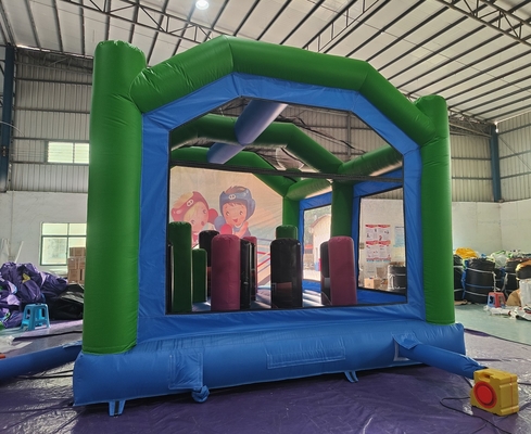 Arena di combattimento gonfiabile Adulti Bambini Parco di trampolino Gladiatore gonfiabile Gioco di battaglia Joust Castello di rimbalzo