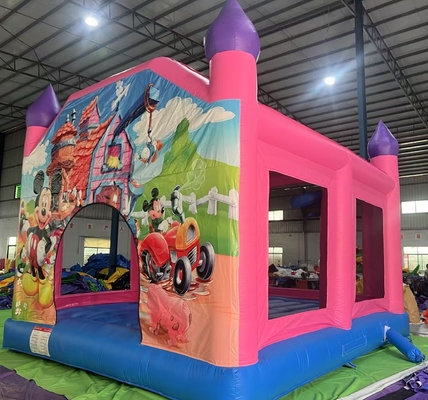 Commerciale Casa gonfiabile Bouncer Mickey Mouse gonfiabile Salto Bouncy Castello Casa gonfiabile per bambini adulti festa