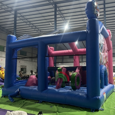 Commercial Inflatabile Bounce House Castle Combo Inflatabile Bouncy Jumping Castle con trampolino di ostacoli